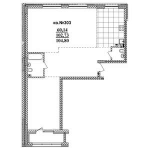 3-к квартира, вторичка, 105м2, 3/19 этаж