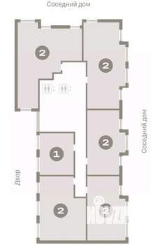 2-к квартира, вторичка, 81м2, 11/12 этаж