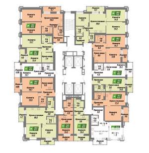 Студия квартира, строящийся дом, 26м2, 9/23 этаж