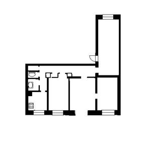3-к квартира, вторичка, 77м2, 5/5 этаж