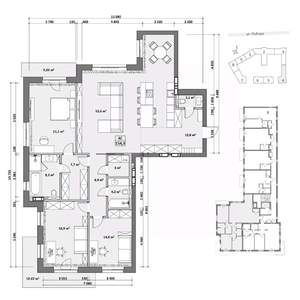4-к квартира, вторичка, 162м2, 3/6 этаж