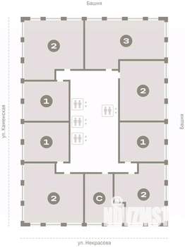 2-к квартира, вторичка, 85м2, 13/30 этаж