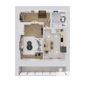 1-к квартира, вторичка, 41м2, 3/12 этаж