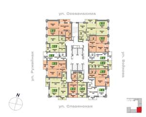 2-к квартира, вторичка, 58м2, 6/22 этаж