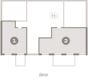 1-к квартира, вторичка, 60м2, 1/17 этаж