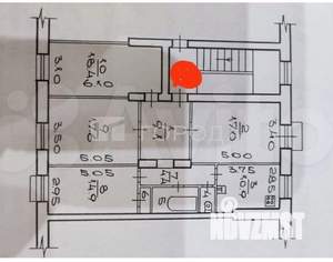 4-к квартира, вторичка, 99м2, 4/5 этаж