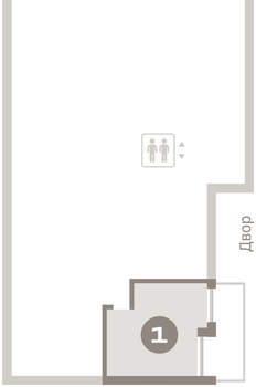 1-к квартира, вторичка, 54м2, 1/18 этаж