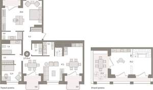 2-к квартира, вторичка, 178м2, 7/11 этаж