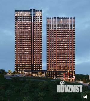 3-к квартира, строящийся дом, 72м2, 3/25 этаж