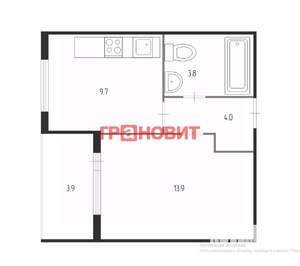 1-к квартира, вторичка, 35м2, 3/16 этаж
