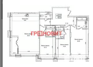 3-к квартира, вторичка, 130м2, 5/28 этаж