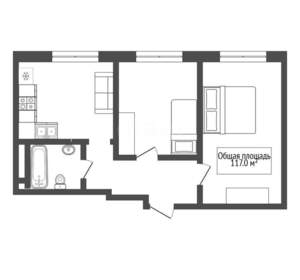 3-к квартира, вторичка, 117м2, 11/17 этаж