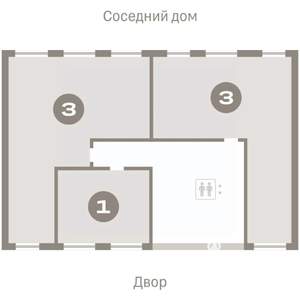3-к квартира, вторичка, 90м2, 6/9 этаж