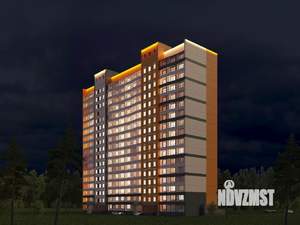 3-к квартира, строящийся дом, 67м2, 15/17 этаж