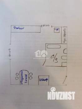 Студия квартира, вторичка, 18м2, 1/4 этаж