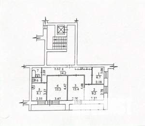 4-к квартира, вторичка, 72м2, 10/10 этаж