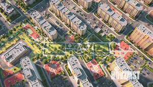 1-к квартира, строящийся дом, 42м2, 8/12 этаж