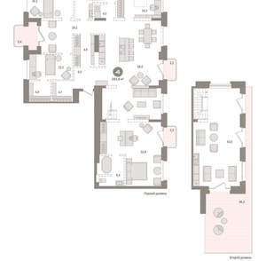 4-к квартира, вторичка, 294м2, 8/11 этаж