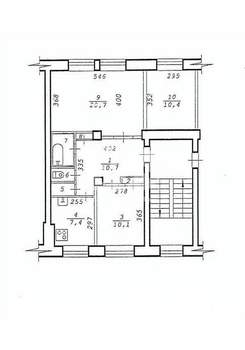 3-к квартира, вторичка, 64м2, 2/3 этаж