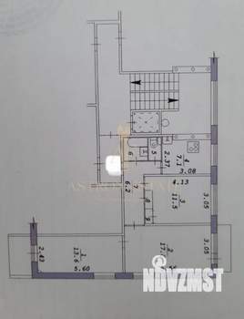 3-к квартира, вторичка, 60м2, 6/9 этаж