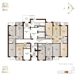 3-к квартира, вторичка, 89м2, 1/17 этаж