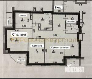4-к квартира, вторичка, 131м2, 19/21 этаж