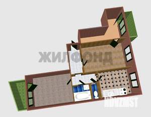 2-к квартира, вторичка, 62м2, 8/10 этаж