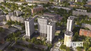 2-к квартира, вторичка, 53м2, 24/25 этаж