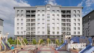 1-к квартира, строящийся дом, 43м2, 6/8 этаж