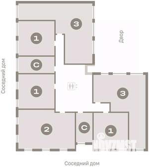 3-к квартира, вторичка, 93м2, 3/23 этаж