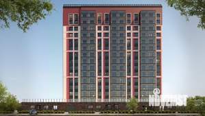 2-к квартира, строящийся дом, 44м2, 11/16 этаж