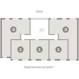 3-к квартира, вторичка, 85м2, 2/7 этаж