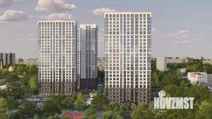 2-к квартира, строящийся дом, 43м2, 14/25 этаж