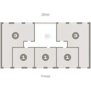 1-к квартира, вторичка, 42м2, 3/9 этаж