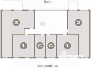Студия квартира, вторичка, 22м2, 1/6 этаж