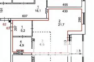 Студия квартира, вторичка, 38м2, 15/17 этаж