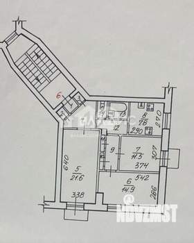3-к квартира, вторичка, 76м2, 1/3 этаж