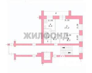 2-к квартира, вторичка, 43м2, 3/9 этаж