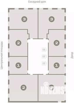 3-к квартира, вторичка, 88м2, 2/23 этаж