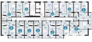 2-к квартира, вторичка, 41м2, 15/17 этаж