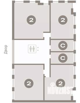 2-к квартира, вторичка, 91м2, 5/15 этаж