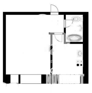 1-к квартира, вторичка, 21м2, 1/5 этаж