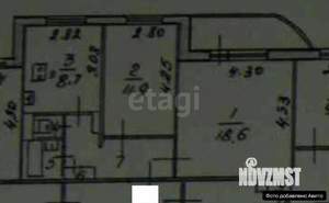 2-к квартира, вторичка, 50м2, 4/10 этаж