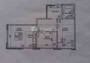 3-к квартира, вторичка, 57м2, 16/18 этаж