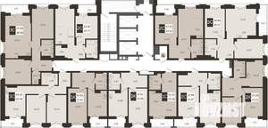 2-к квартира, строящийся дом, 41м2, 17/25 этаж