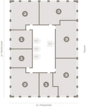 1-к квартира, вторичка, 47м2, 5/30 этаж