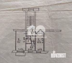2-к квартира, вторичка, 45м2, 5/5 этаж