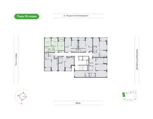 2-к квартира, вторичка, 51м2, 10/11 этаж