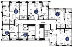 3-к квартира, вторичка, 84м2, 12/18 этаж