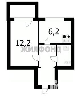 1-к квартира, вторичка, 26м2, 5/10 этаж